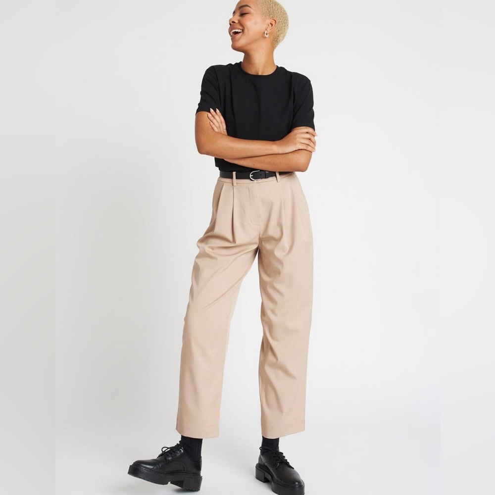 Kit and Ace Sublime Pleated Ankle Trousers